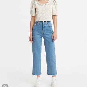 Levi ribcage jeans